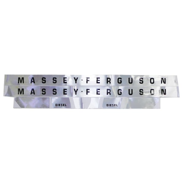 Aftermarket MF1080DSL Hood Decal Set with Diesel Decals Fits Massey Ferguson MF Tractor 108 MAE30-1338 - main